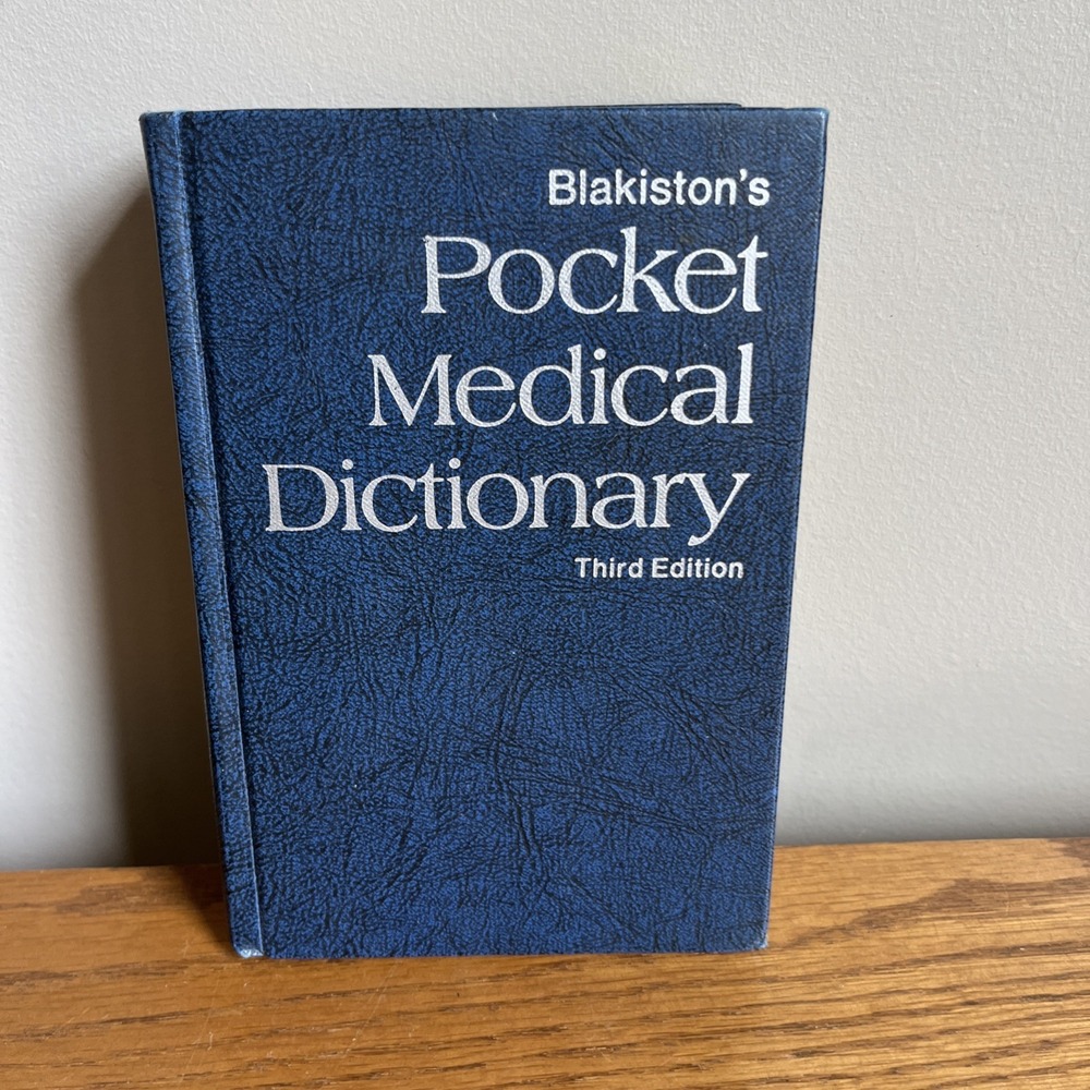 Blakiston's Pocket Medical Dictionary Third Edition Hardcover 1973